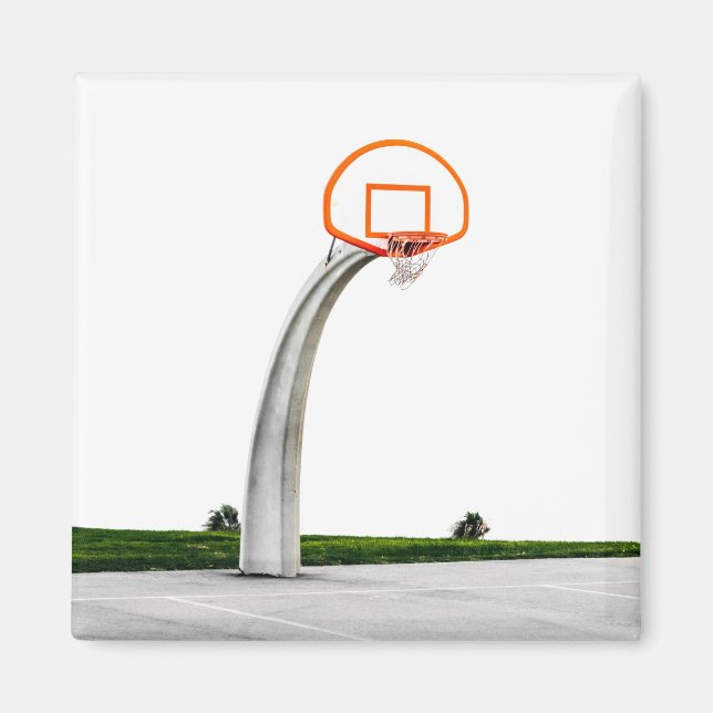 Aimant Jolie oeuvre de basket-ball (Devant)