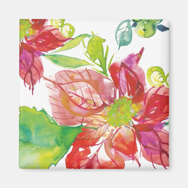 Aimant Jolie Poinsettia | Bright Neon (Devant)