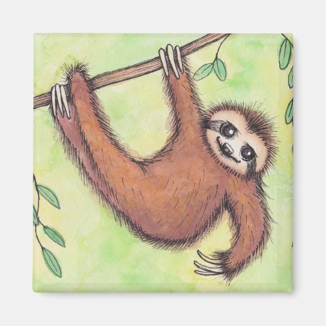 Aimant Jolie Sloth (Devant)