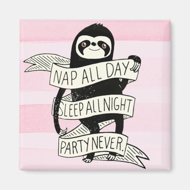 Aimant Jolie Sloth (Devant)