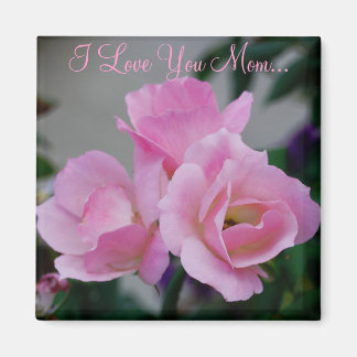 Aimant Jolies Fleurs Roses