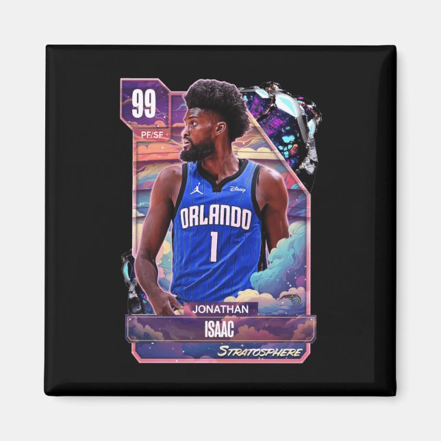 Aimant Jonathan Isaac 99 - Carte noire Hd (Devant)
