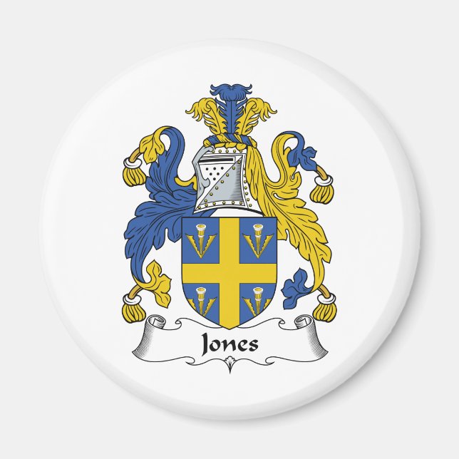 Aimant Jones Family Crest (Devant)
