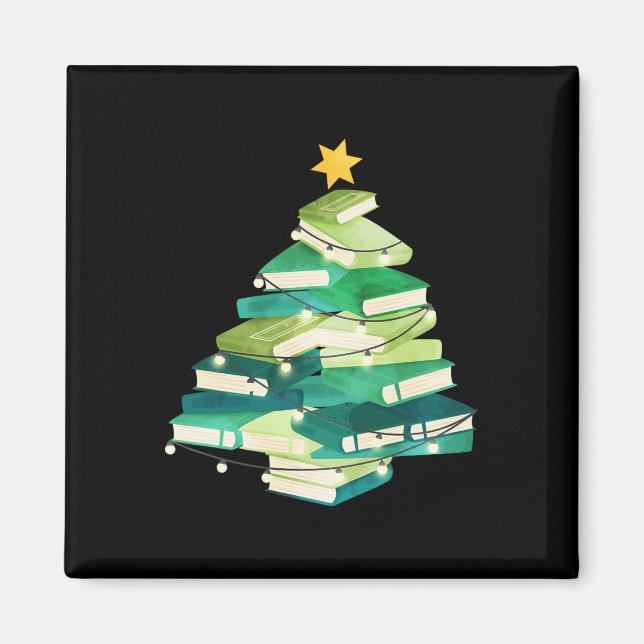 Aimant Jory Books Livres Pine Tree Fun Lover Lover Ch (Devant)