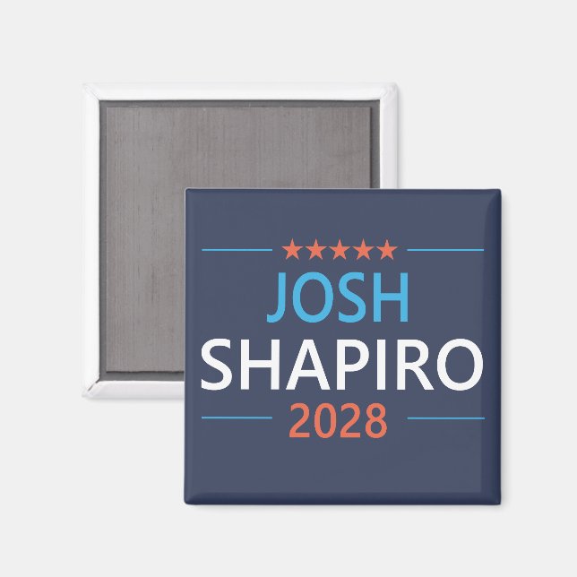 Aimant Josh Shapiro 2028 (Recto/Verso)