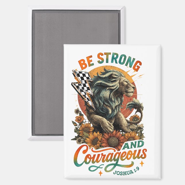 Aimant Joshua 1:9 (Recto/Verso)