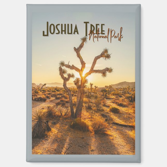 Aimant Joshua Tree National Park Souvenir Cadeau (Recto)
