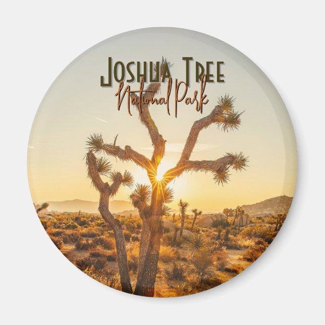 Aimant Joshua Tree National Park Souvenir Cadeau (Devant)