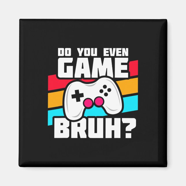 Aimant Jouer à des jeux vidéo - Jeux sur PC et console -  (Devant)