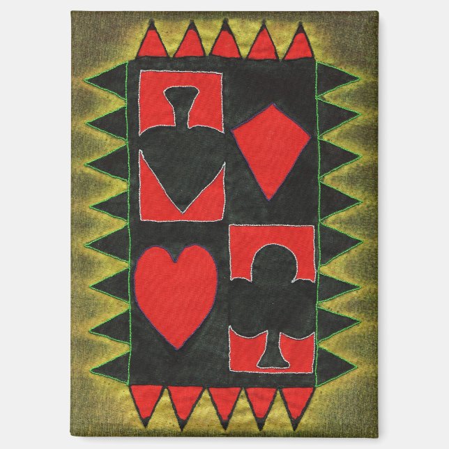 Aimant Jouer aux cartes (Recto)