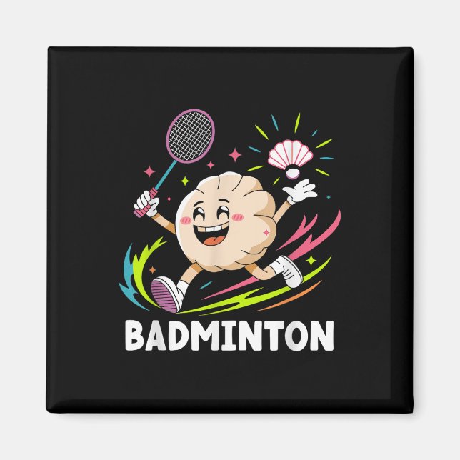 Aimant Jouer Badminton Chopstick Wrap Cuisine Sp (Devant)