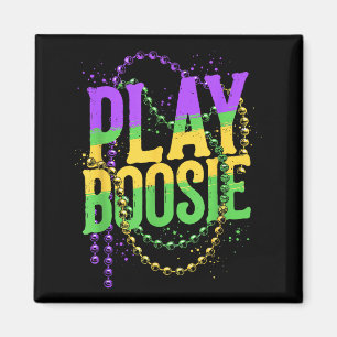 Aimant Jouer perles boosie mardi gras carnaval louisiane