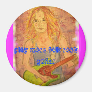 Aimant jouer plus folk rock guitare