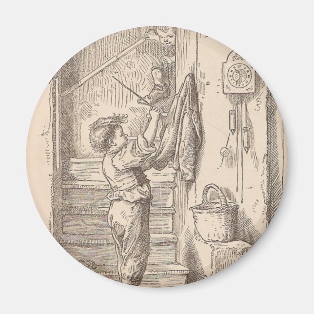 Aimant Jouer sur les escaliers (Devant)