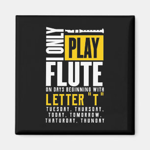 Aimant Jouer uniquement de la flute