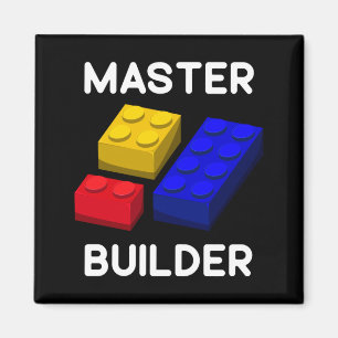 Aimant Jouets de construction de blocs mignons pour enfan
