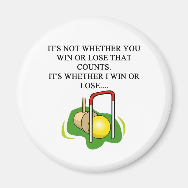 Aimant Joueur CROQUET (Devant)