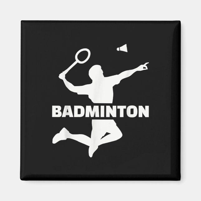 Aimant Joueur de Badminton (Devant)
