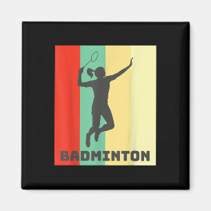 Aimant Joueur de badminton Amateur de badminton
