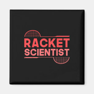 Aimant Joueur de badminton volant raquette scientifique b