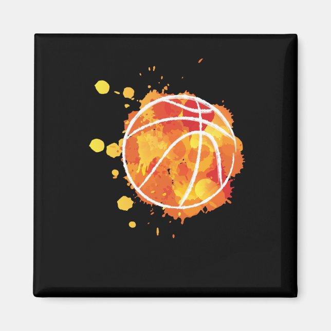 Aimant Joueur De Basket-Ball (Devant)