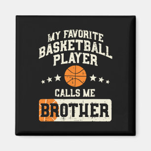 Aimant Joueur de basketball favori Brother Famille Baller