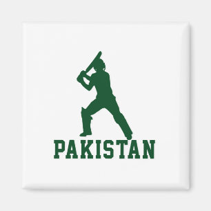 Aimant Joueur de cricket Tsman Pakistan Cadeau de sport