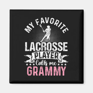 Aimant Joueur de crosse favori m'appelle Grammy Funny