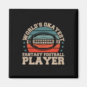 Aimant Joueur de fantasy football Okayest du monde Fantas