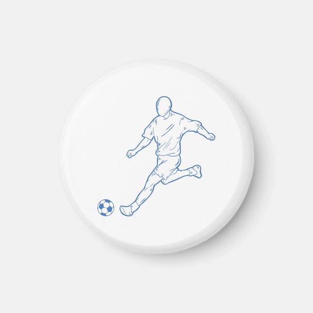 Aimant joueur de football (Devant)