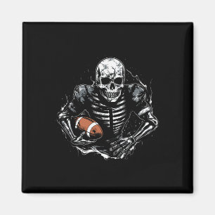 Aimant Joueur de football américain Skeleton Football Hal
