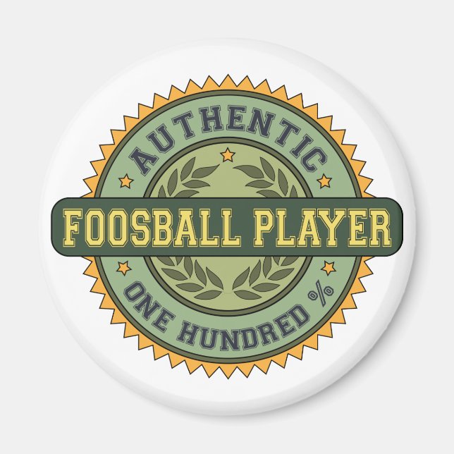 Aimant Joueur de football authentique (Devant)