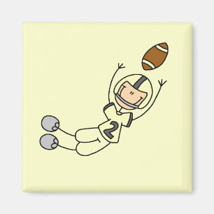 Aimant Joueur de football Jaune Tshirts et cadeaux