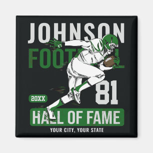 Aimant JOUEUR DE Football Personnalisé Équipe NUMBER Spor