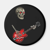 Joueur de guitare crânienne