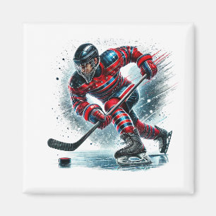 Aimant Joueur de Hockey