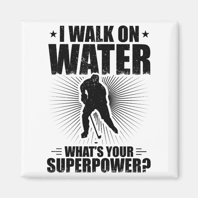 Aimant Joueur de hockey sur glace| Idées cadeaux d'équipe (Devant)