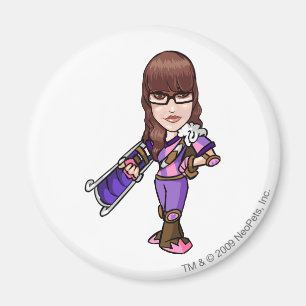 Aimant Joueur de personnel de Faerieland de tarte