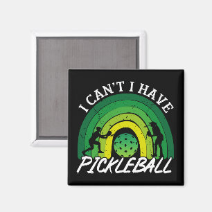 Aimant Joueur de Pickleball Je peux avoir Pickleball Rain