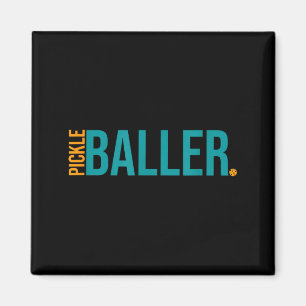 Aimant Joueur de pickleball pickleballer joueur de pickle