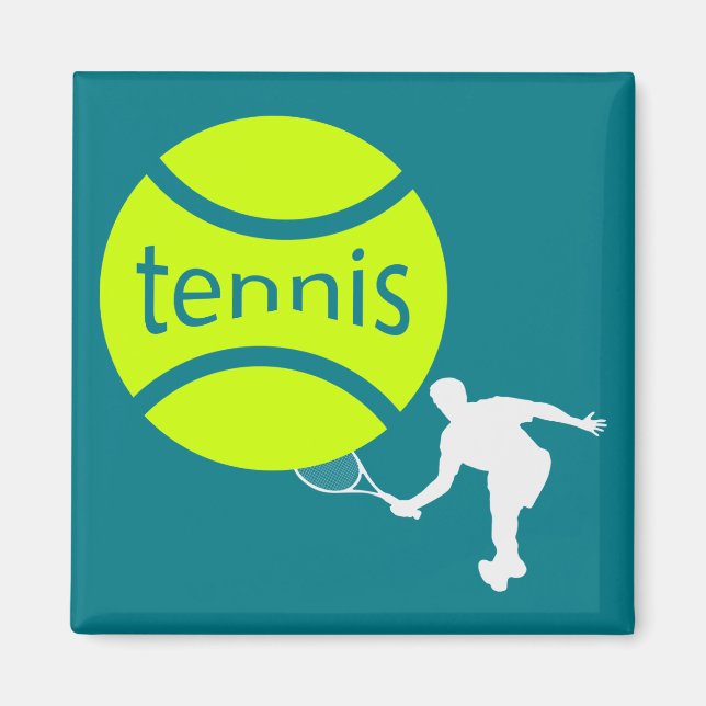 Aimant Joueur de tennis (Devant)