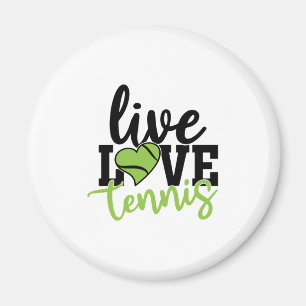 Aimant Joueur de tennis Live Love Tennis
