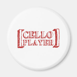 Aimant Joueur de violoncelle