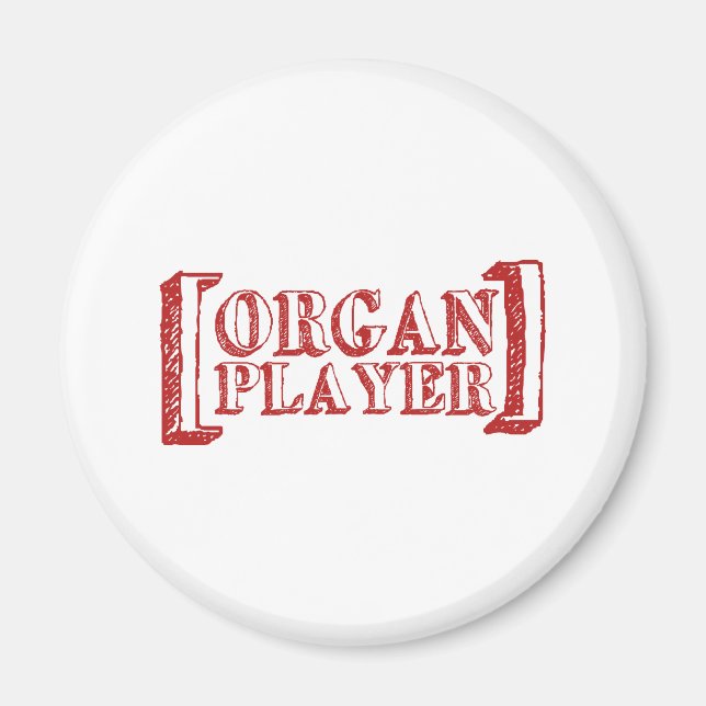 Aimant Joueur d'organes (Devant)