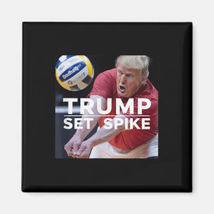 Aimant Joueur politique de volley-ball de Trump