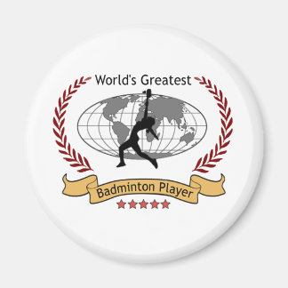 Aimant Joueuse de badminton la plus grande du monde (femm