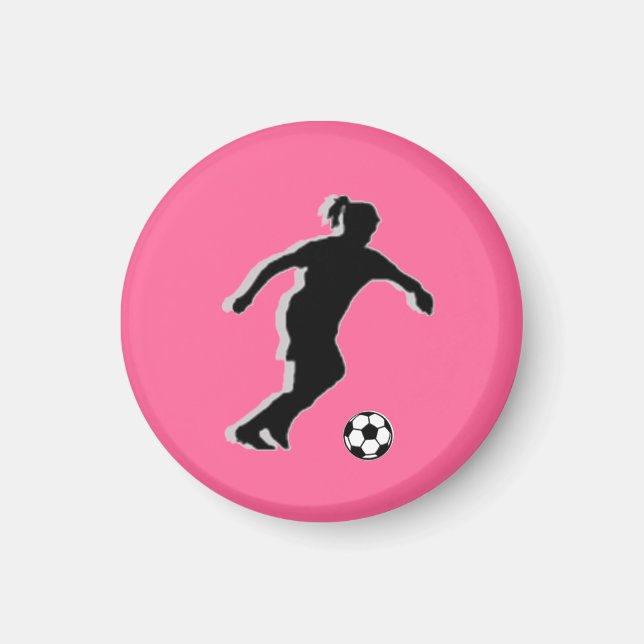 Aimant Joueuse TAG (Femme) - Rose-L (Devant)