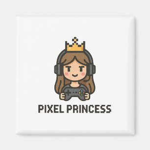 Aimant Joueuses de jeux vidéo pour filles
