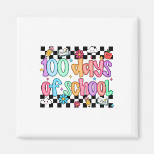 Aimant Jour 100 d'école Professeur Enfant Drôle 100 Jours