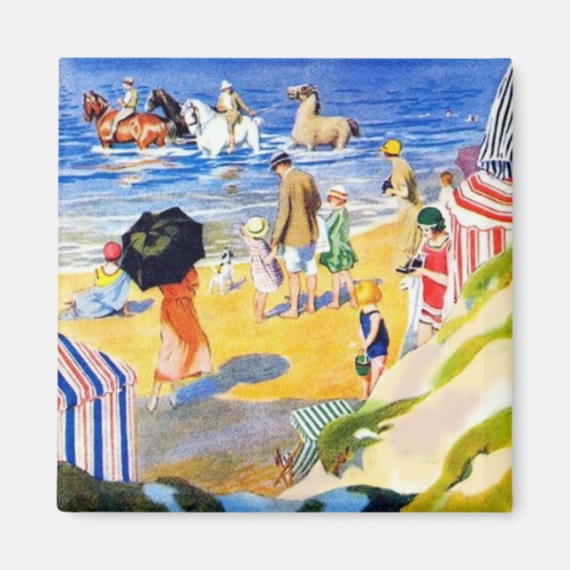 Aimant Jour à la plage (Devant)
